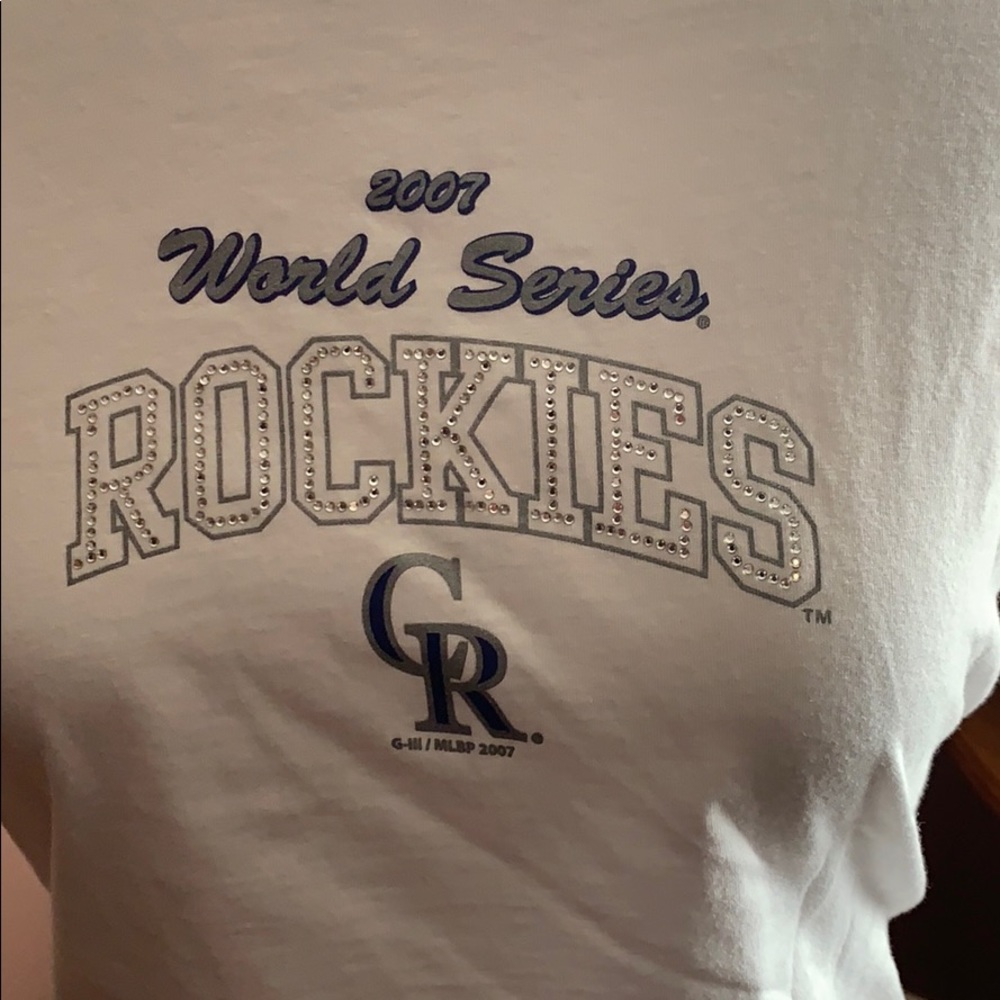 Colorado Rockies 2007 World Series Tshirt, large
